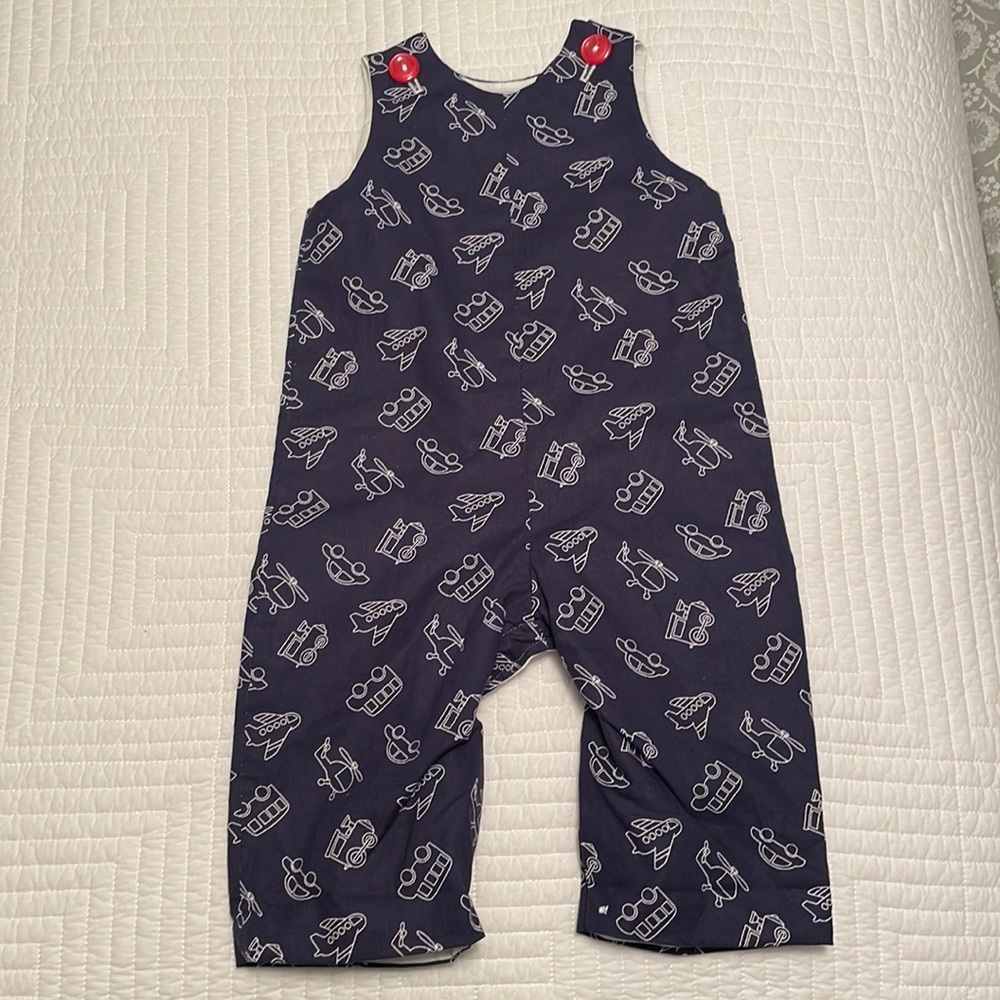 Boutique Longall NWOT 3-6 months Transportation print